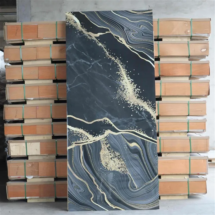 Full de marbre PVC de paret interior amb nous dissenys